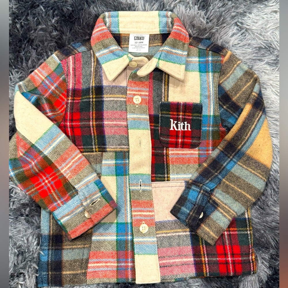 KITH KIDS Flannel shirt